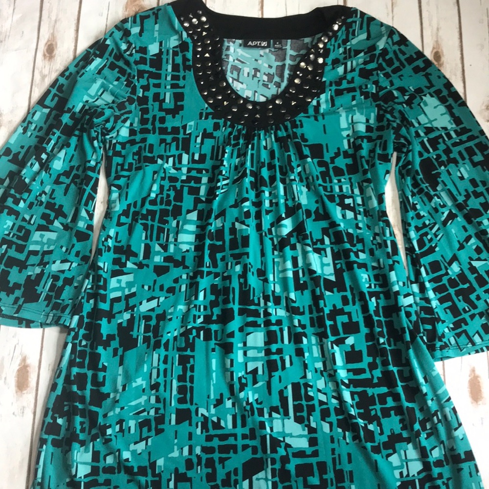 Women’s APT 9 Dress 3/4 inch Flare Sleeve